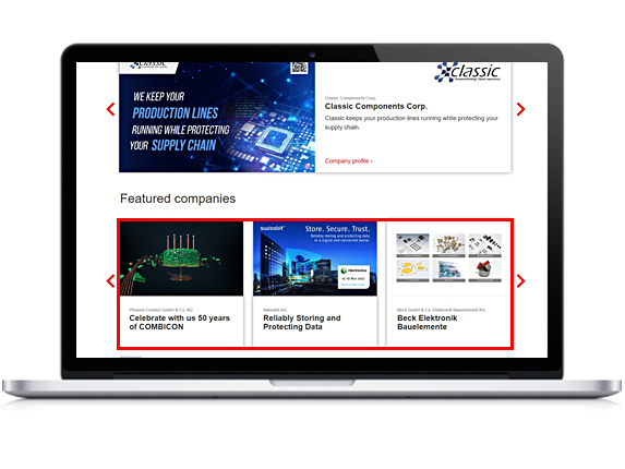 Teaser on the home site
