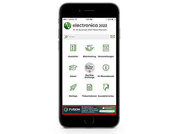 Exclusive homescreen banner