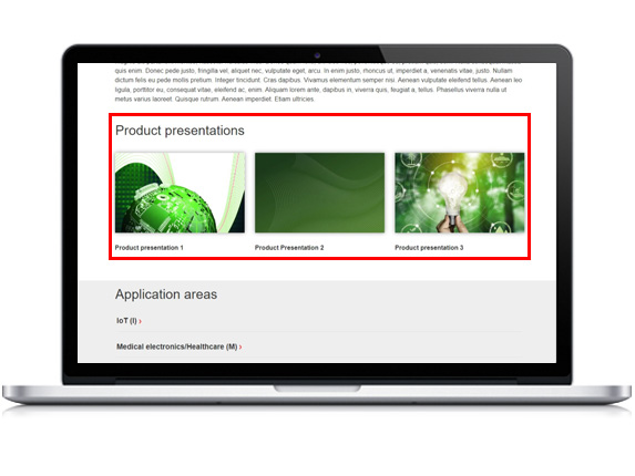 Product gallery