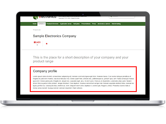 Company description