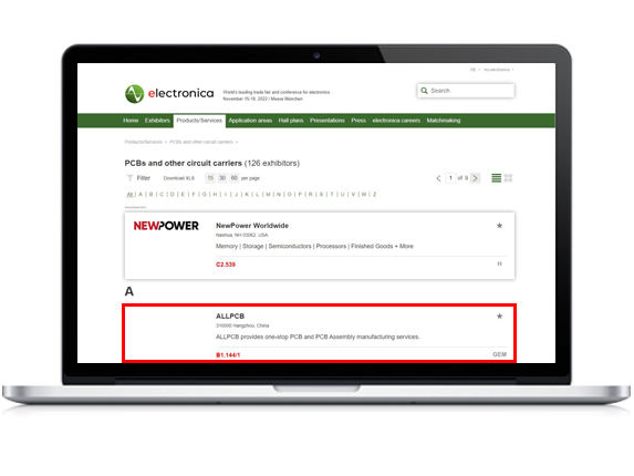 4 entries in the product and service directory